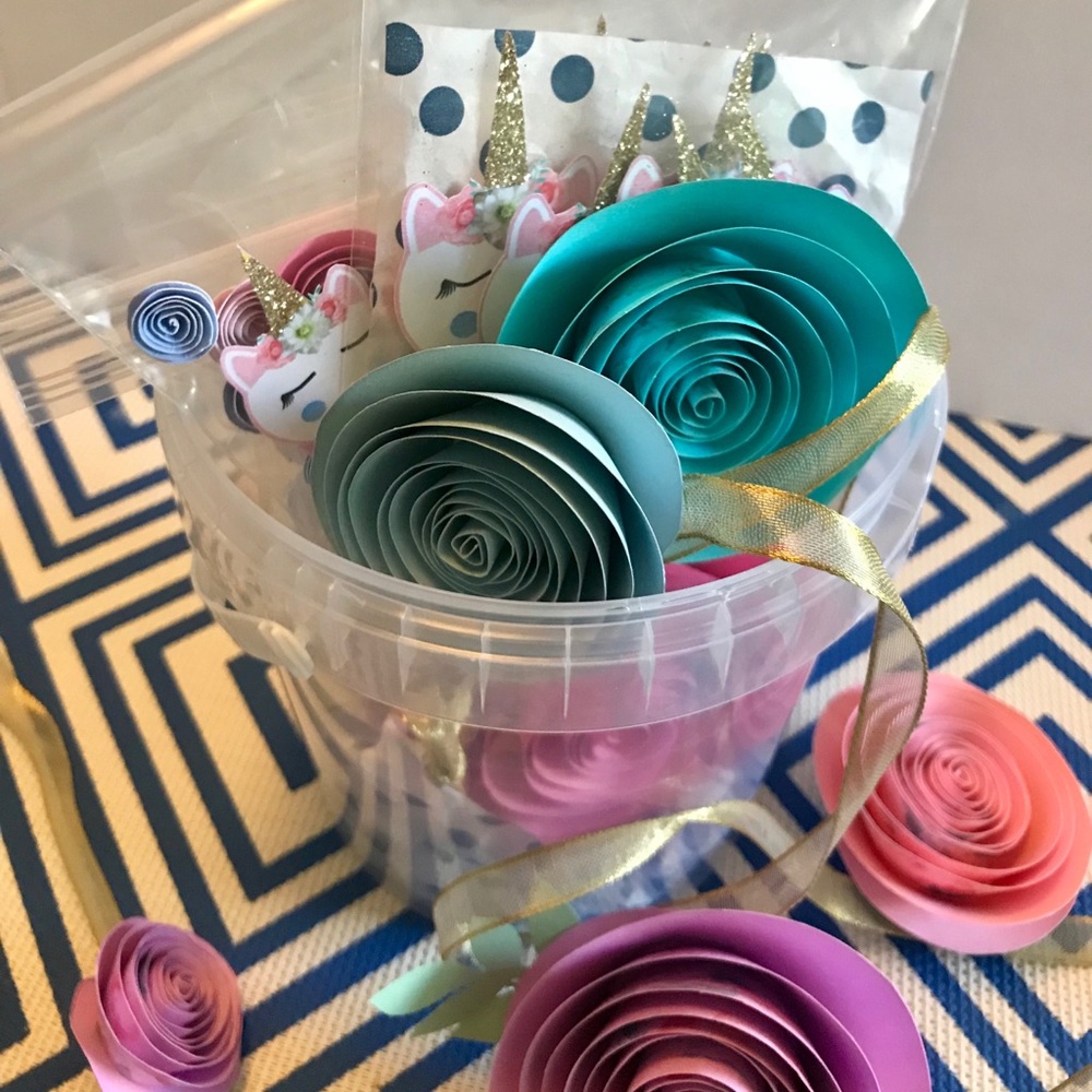 Unicorn Party Pail
